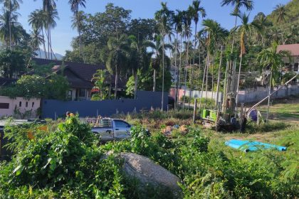 Construction site opening at ULU Villas Samui in Lamai, Koh Samui
