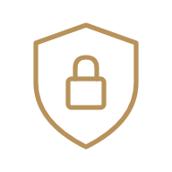Gated community security icon